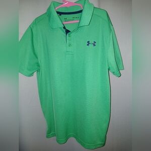 Boys size medium under armor polo